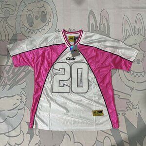 Corteiz White And Pink Jersey